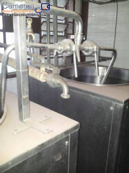 Tanque tina de matura��o com 500 litros a�o inox