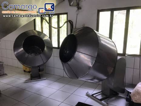 Linha para fabrica��o de pipoca