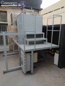 Sistema de reciclagem recupera��o de solventes por destila��o 400 kg  AWS