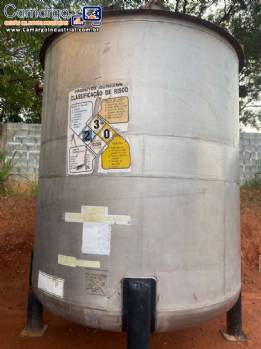 Tanque reservat�rio armazenamento em inox Quiminox 10.000 litros