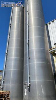 Silo tanque de armazenamento a granel em alumnio ZEPPELIN 80 toneladas