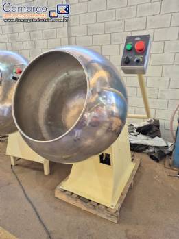 Drageadeira lisa inox 250 litros