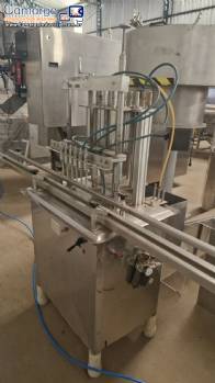 Envasadora linear 6 cilindros em inox Edwards