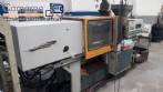 Injetora para potes PS e tampas 80 toneladas Himaco com chiller Refrisat