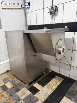 Quebrador em inox de blocos de carnes pescados frutas produtos congelados 20 CV 2,5 toneladas por hora