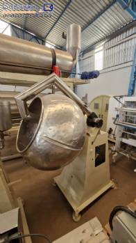 Drageadeira com talisca com bojo em a�o inox 100 litros com insuflador