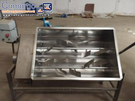 Misturador de ps em inox Seleto Industrial 200 kg para carnes