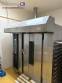 Forno rotativo em a�o inox � g�s LEYUAN 1 carrinho