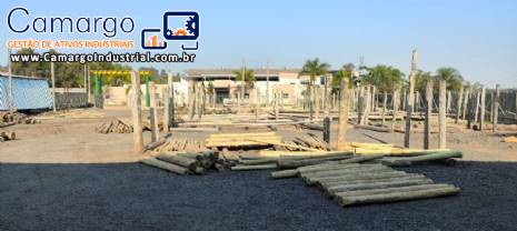 Usina f�brica de tratamento para madeiras