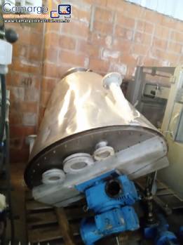 Misturador c�nico vertical nauta encamisado conimix cone dryer Semco