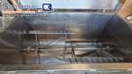 Misturador horizontal em inox com ps raspadores 250 L