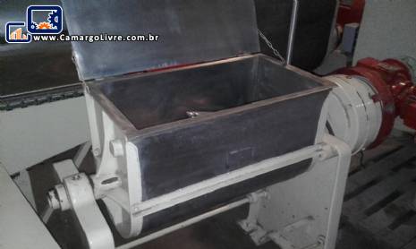 Misturador sigma em aço inox para 80 litros