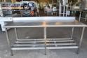 Mesa de a�o inox 700 mm x 2000 mm Euro Formas