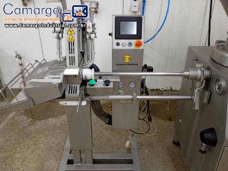 Clipadora dupla autom�tica em  inox para embutidos Lorenzo Barroso