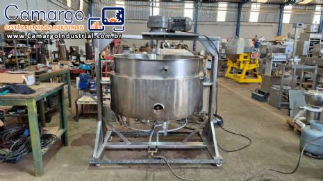 Cozinhador tacho em inox a g�s 600 litros
