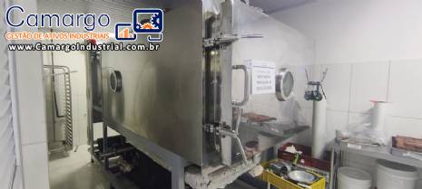 Liofilizador m�quina de liofiliza��o para frutas em inox para 50 kg a 60 kg