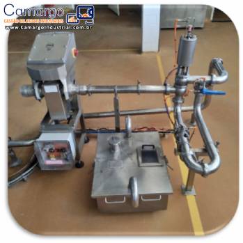 Detector de metais para tubulação Loma Systems IQ4 Pipeline para líquidos pastosos viscosos Detector de metais para tubulação Loma Systems IQ4 Pipeline para líquidos pastosos viscosos