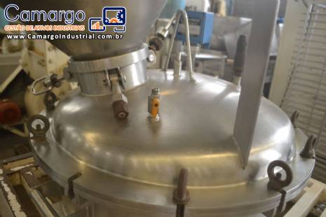 Reator em aço inox 170 litros Reator em aço inox 170 litros