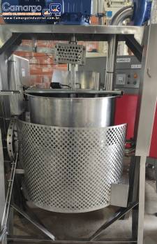 Tacho cozinhador misturador basculante em inox à gás 300 litros Tacho cozinhador misturador basculante em inox à gás 300 litros